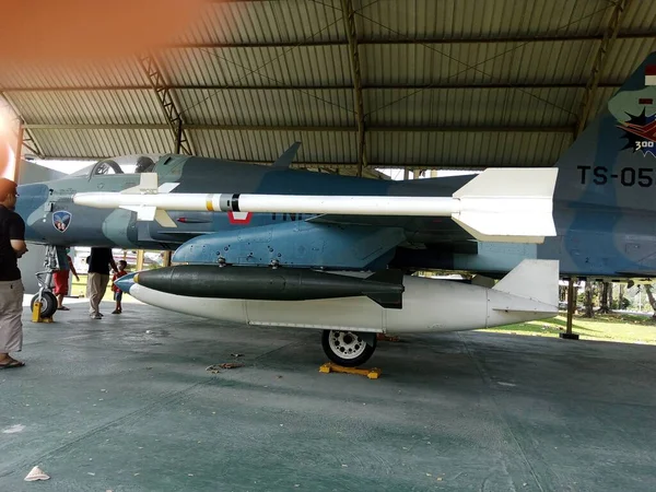 Military Aircraft Belonging Indonesian Air Force Has Been Retired Display — Stock fotografie