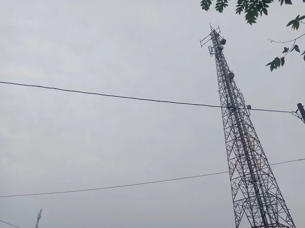 Base Transceiver Station Bts Abreviado Uma Infraestrutura Telecomunicações Que Facilita — Fotografia de Stock