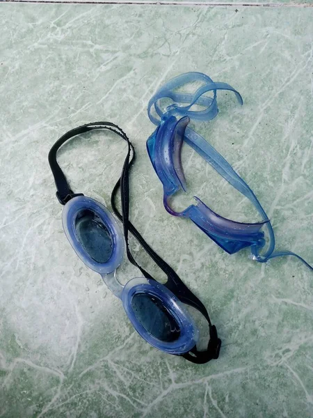 Swimming Goggles Pool — Fotografia de Stock