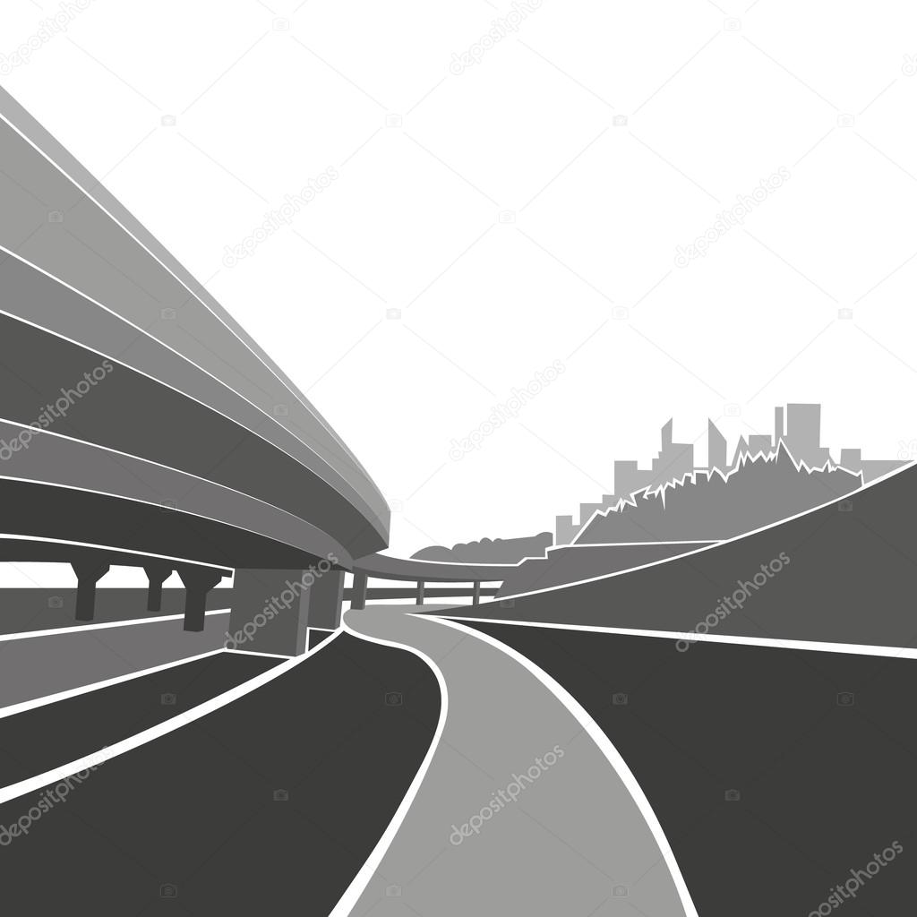 道路の背景 ベクトル イラスト ストックベクター C Roman84 3266