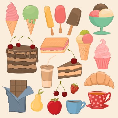 içecekler ve tatlılar