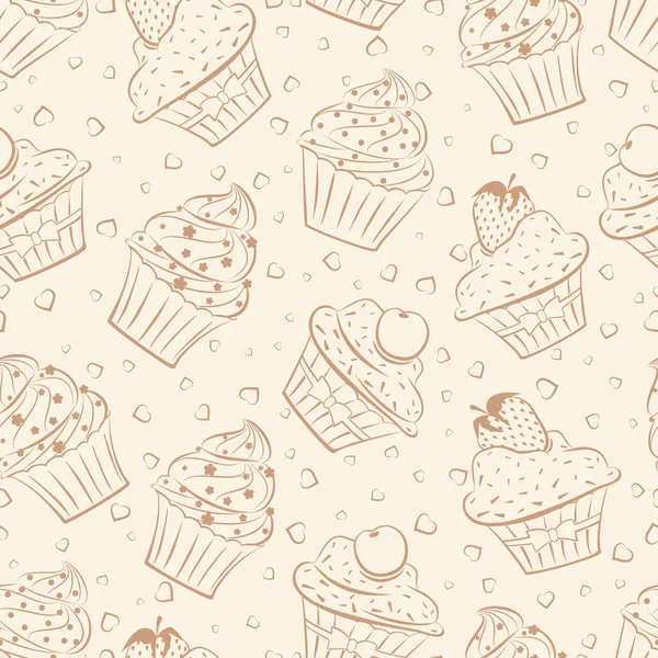 Cupcake. — Vettoriale Stock