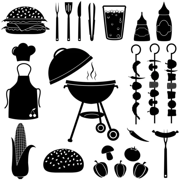 Grill — Wektor stockowy