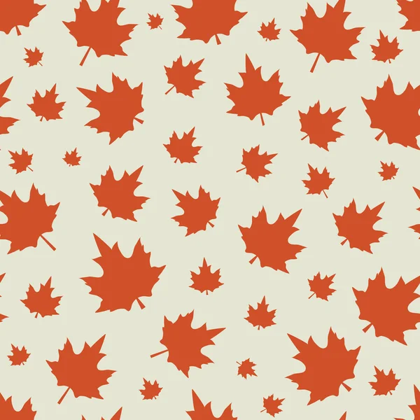 Motif sans couture des feuilles. — Image vectorielle