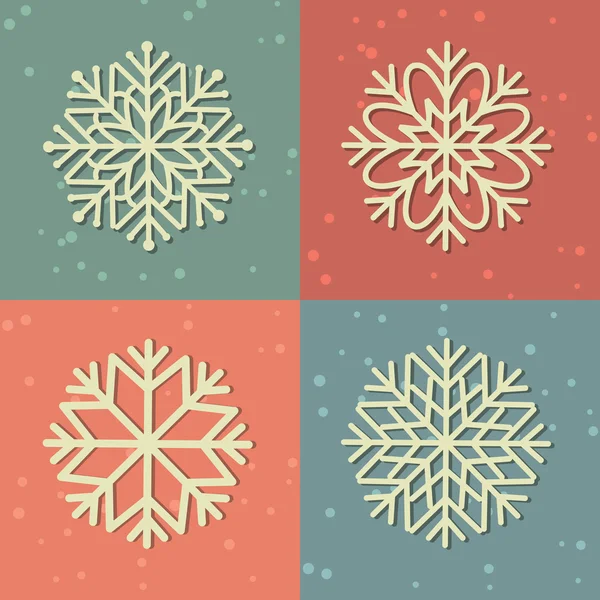 Copo de nieve — Vector de stock