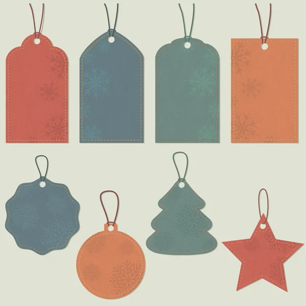 Étiquettes de Noël . — Image vectorielle