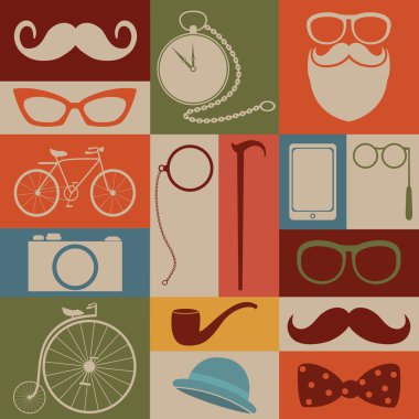 hipster simgeler