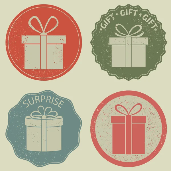 Gift boxes — Stock Vector