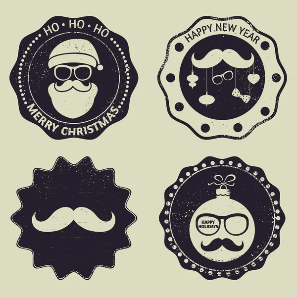 Natale hipster — Vettoriale Stock
