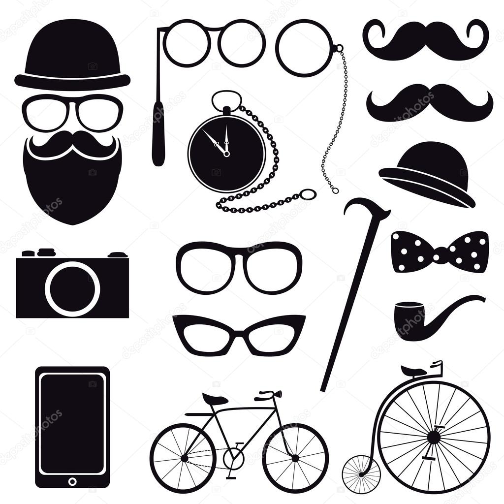 Hipster icons