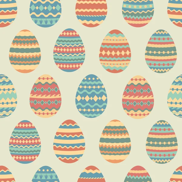復活祭の卵のパターン — ストックベクタ