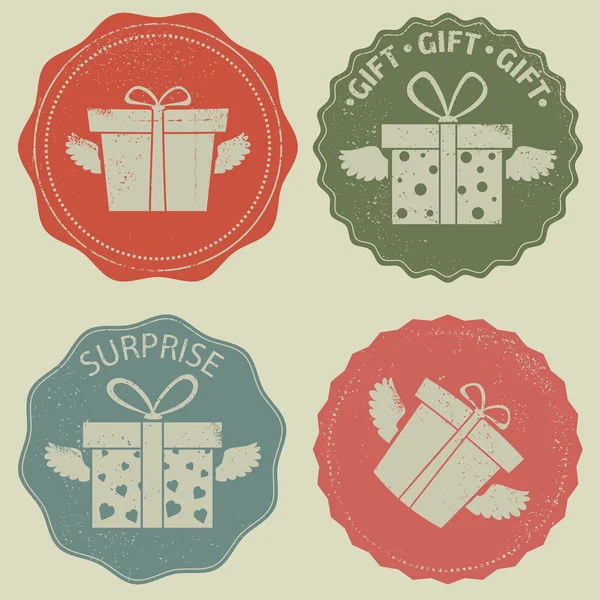 Gift boxes — Stock Vector