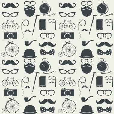 hipster seamless modeli