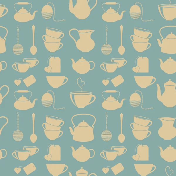 Fondo de té . — Vector de stock