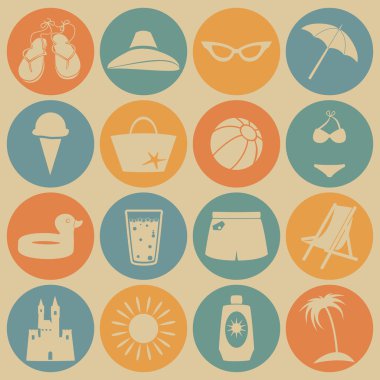 Plaj Simgeleri.