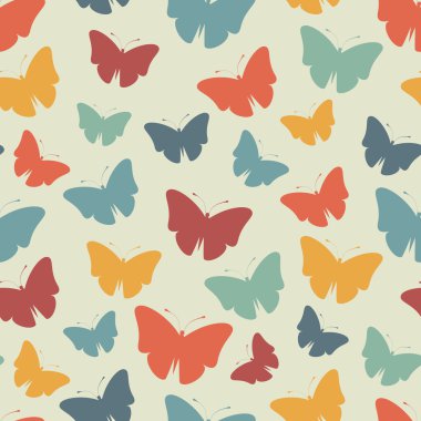 Kelebekler ile desen