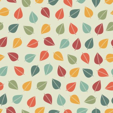 Yapraklı kusursuz desen