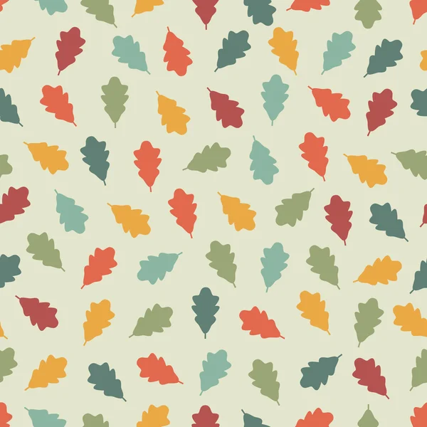 Seamless pattern with leafs — Stock Vector