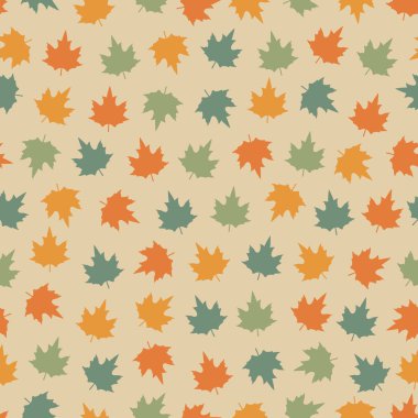 Yapraklı kusursuz desen.