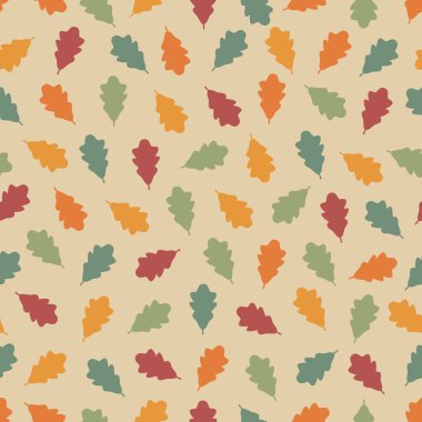 Yapraklı kusursuz desen.