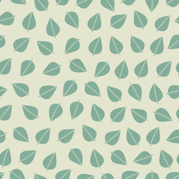 Modèle sans couture avec des feuilles. — Image vectorielle