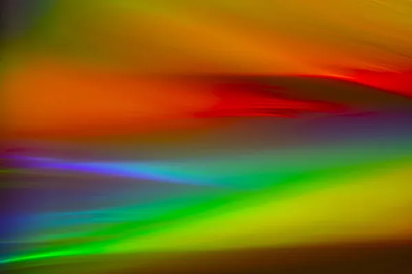 Błyszcząca Gładka Metalowa Powierzchnia Oświetlona Kolorowymi Światłami — Zdjęcie stockowe
