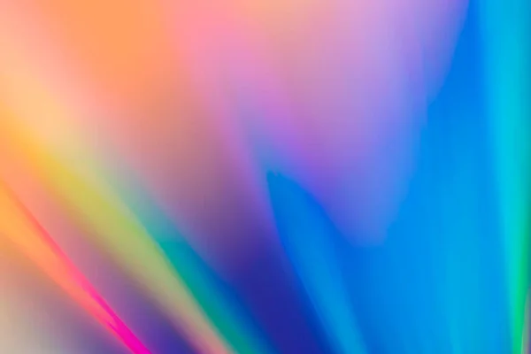 Блестящая Гладкая Металлическая Поверхность Освещенная Цветными Огнями — стоковое фото