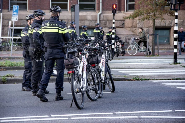 November 2021 Hague Netherlands Malieveld Protest Government Measures Preventing Covid — стоковое фото