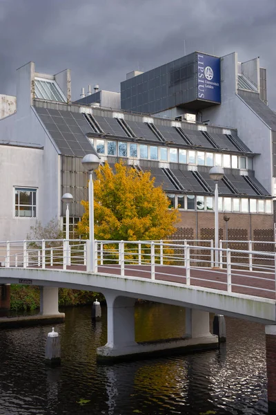 Ноября 2021 Года Лейден Нидерланды Фасад Лейденского Университета Теплица Ботанического — стоковое фото