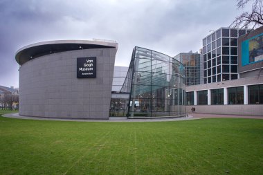 Aralık 06, 2021, Amsterdam, Hollanda, Van Gogh Müzesi Mimari Tasarım Bölümü 