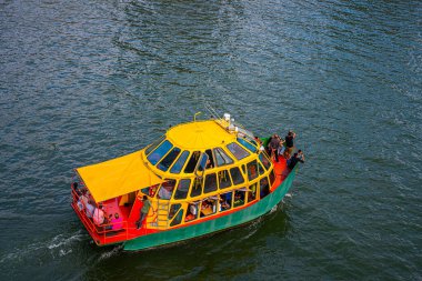 09 July  2022, Belgrade, Serbia, 17th Belgrade Carnival of Boats on the Sava Promenade, one of the favorite manifestations for Belgrade citizens and visitors 