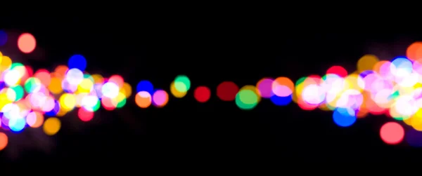 Defocused kerstverlichting — Stockfoto