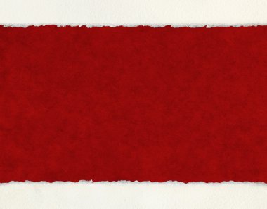 Deckled Edges on Red (horizontal) clipart