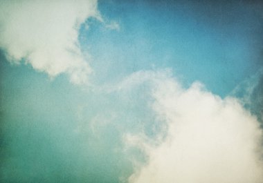 Vintage sis ve bulutlar