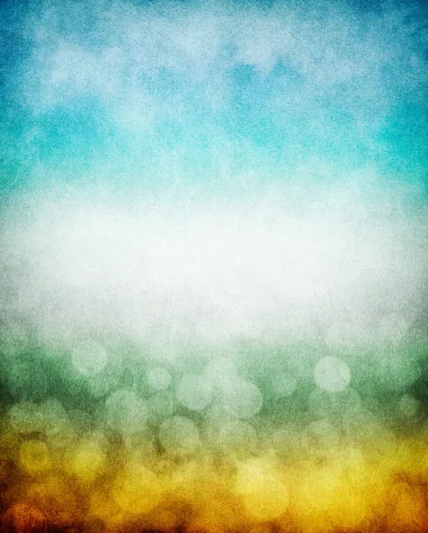 renkli sis ve bokeh