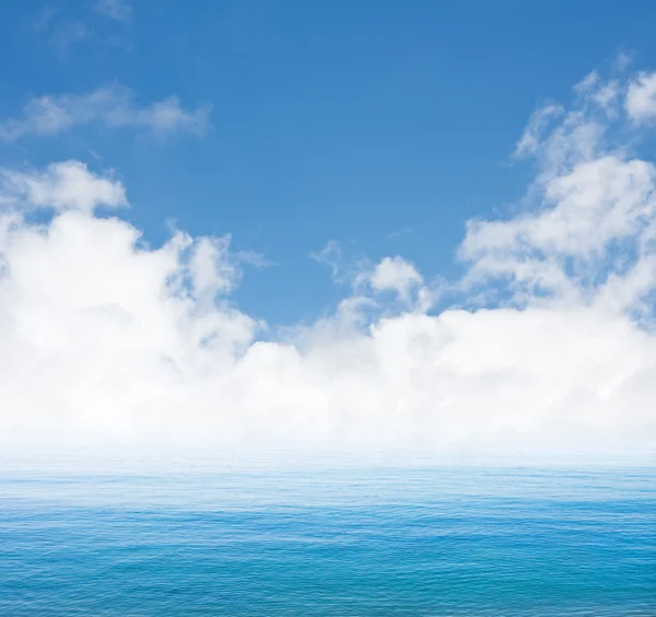 Moře a mlha — Stock fotografie