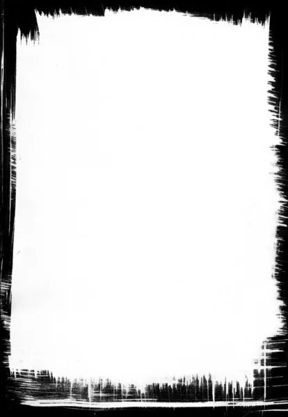 Fekete mintás keret — Stock Fotó