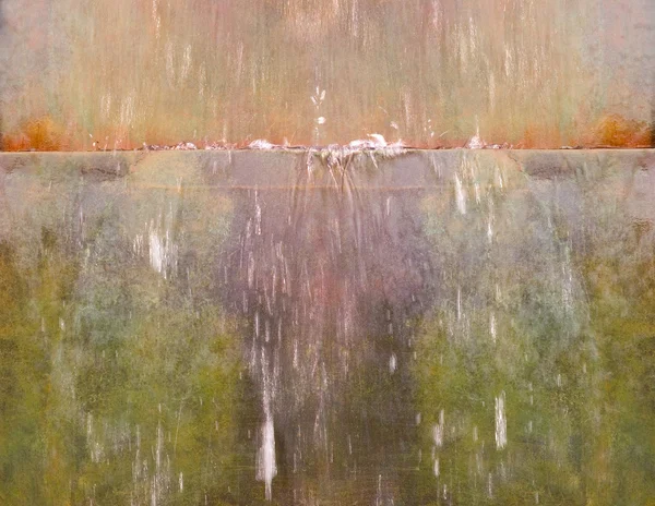 Przepływ wody fontanny — Zdjęcie stockowe