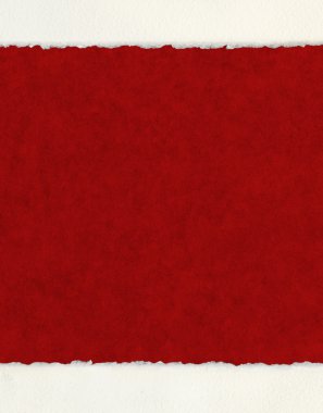 Deckled kenarları kırmızı (v)