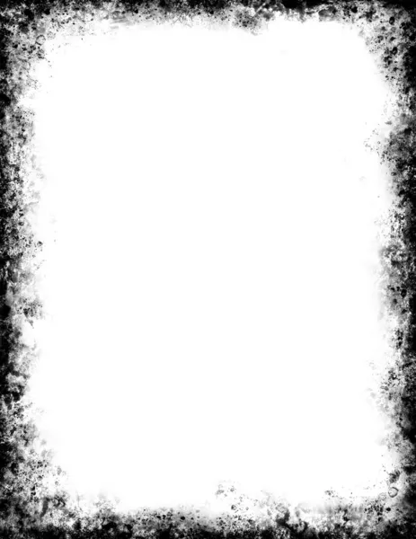 Black Grunge Frame — Stock Photo, Image