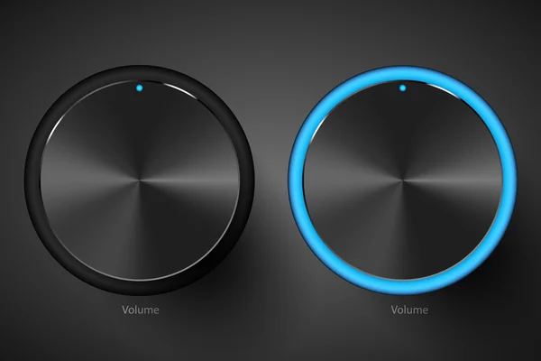 siyah ses denetimleri kümesi.