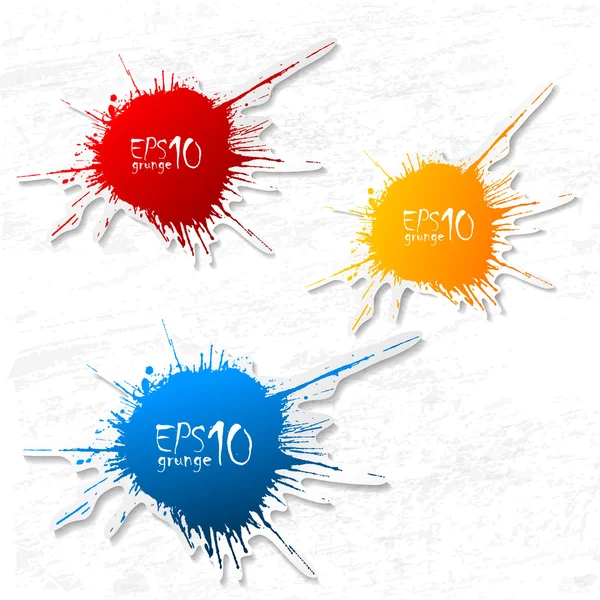 Kağıt doku ile Grunge mürekkep sıçramalarına.