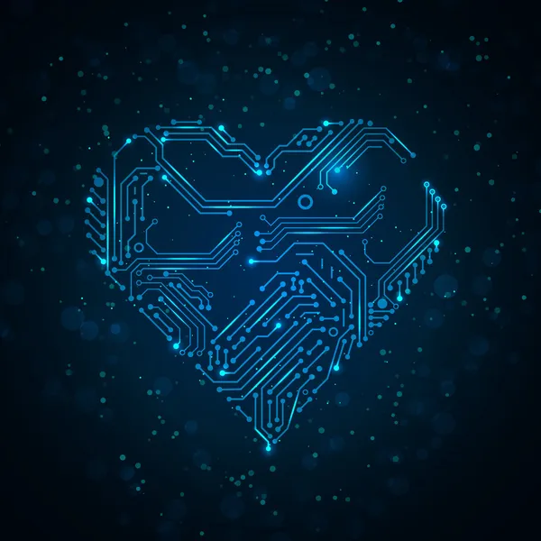 renkli tasarlamak teknoloji kalp.