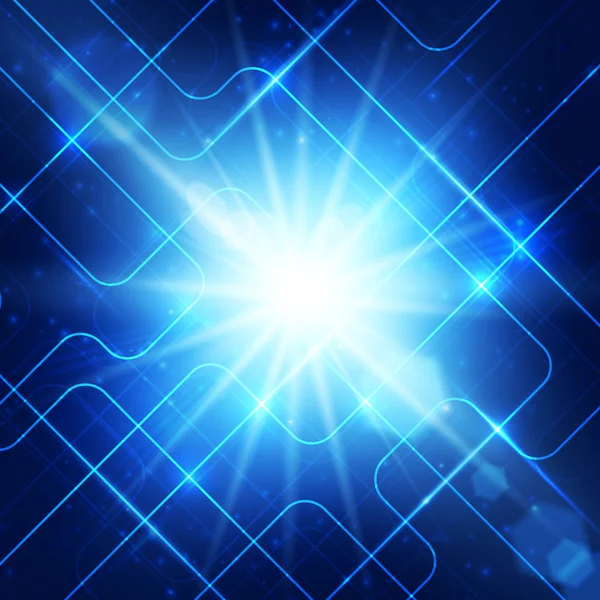 Soyut teknoloji mavi arkaplan.