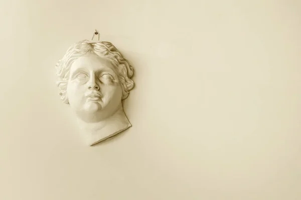 Bas Relief Woman Head Wall Building Royalty Free Stock Photos