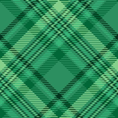 Ekose desenli. Yeşil, gri geometrik arkaplan kontrol edildi. Tartan kafesi soyut dokusu. Kumaş, gömlek, tekstil, perde ve masa örtüsü üzerine vektör grafikleri.
