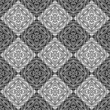 Soyut, dikişsiz geometrik desen. Çizgili modern doku, çizgiler, eşkenar dörtgen. Kafes grafik tasarımı. Vektör illüstrasyonu.