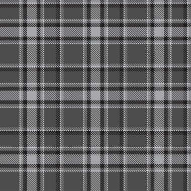 Siyah ve beyaz ekose desenli. Soyut, çizgili, çizgili duvar kağıdı. Tek renkli modern kafes dokusu. Kumaşlar, gömlekler, tekstil ve perdeler üzerindeki baskı vektör grafikleri.