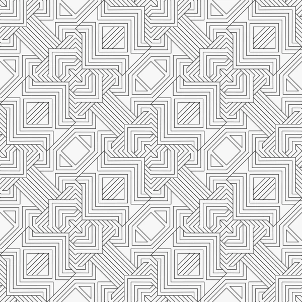 Абстрактные Бесшовные Геометрические Обои Современная Текстура Полосками Линиями Решетчатый Графический — стоковый вектор