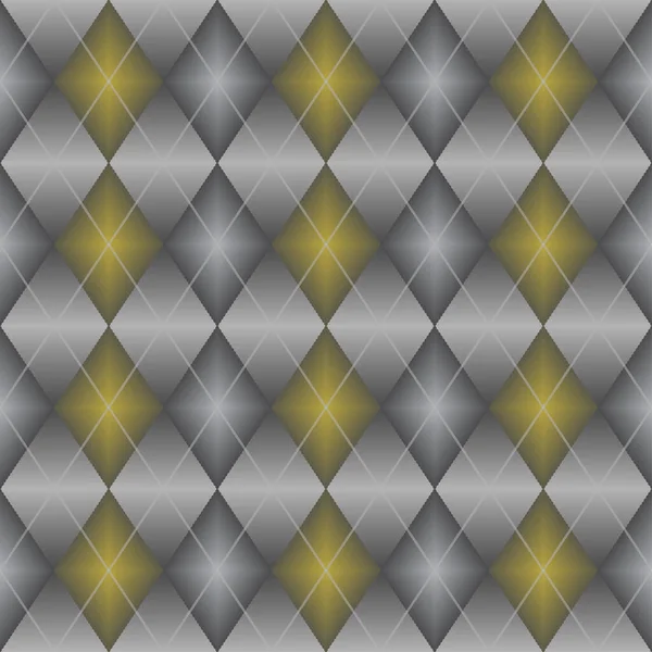 Argyle Vzor Bezešvé Složené Diamantů Různých Barev Jednoduchém Pozadí Používané — Stockový vektor